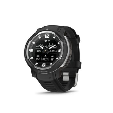Sportuhr Garmin Instinct Crossover 45 mm Schwarz