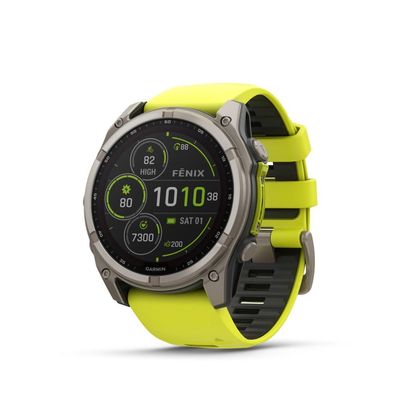 Multisport-Smartwatch Garmin Fenix 8 Gelb