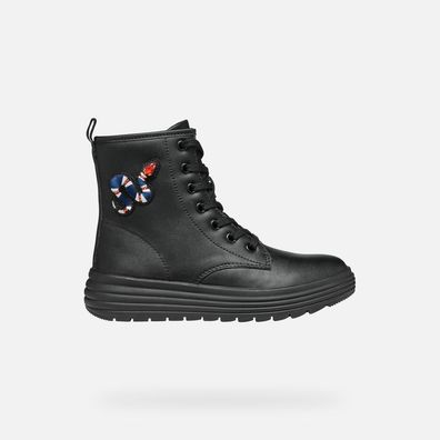 Bottines Geox Phaolae schwarz fér Mädchen