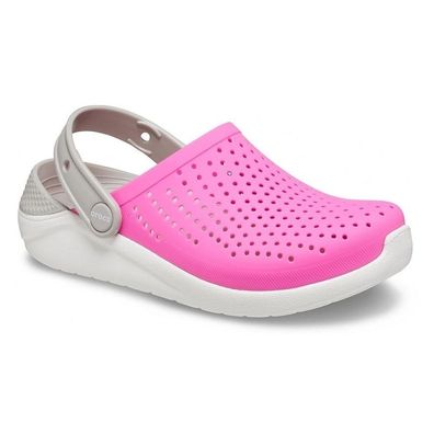 Sandalen Crocs Kinder LiteRide Clog Rosa Weiß