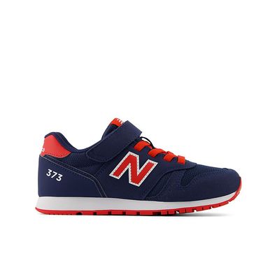 Sneakers New Balance 373 Hook And Loop Blau/Rot Kinder