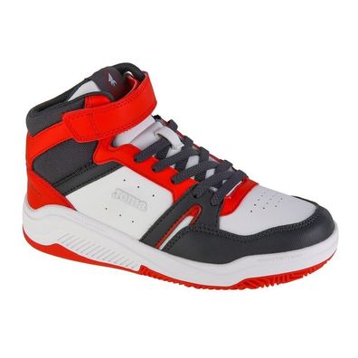 Sneakers Joma Platea Mid Jr Unisex Junior Rot Schwarz Weiß