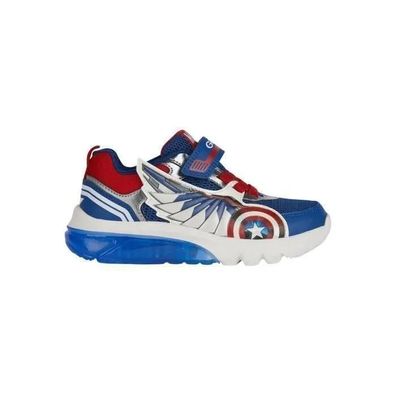 Sneakers Geox Ciberdron mit blauen 3D-Details