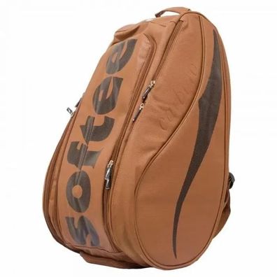 Padeltasche Softee Carburo Braun mit Thermofächern