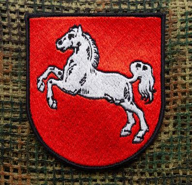 Patch: "Niedersachsen", mit oder ohne Klettrückseite
