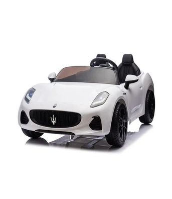 Maserati GranTurismo Folgore Elektro Kinderauto - 2-Sitzer, Leder, EVA, RC, LED