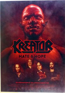 Kreator - Hate & Hope - Original Kinoplakat A1 - Doku - Filmposter