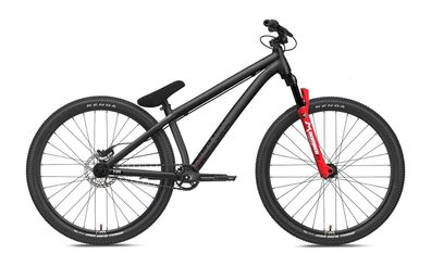 NS Bikes Movement 1; DJ/Slopestyle Black 26" Diamant BMX-Rad in Schwarz