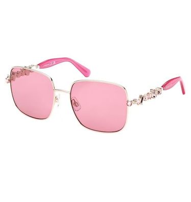 Swarovski GMA003 Sonnenbrille, Quadrat, Rosa 5634750 Neuheit 2022