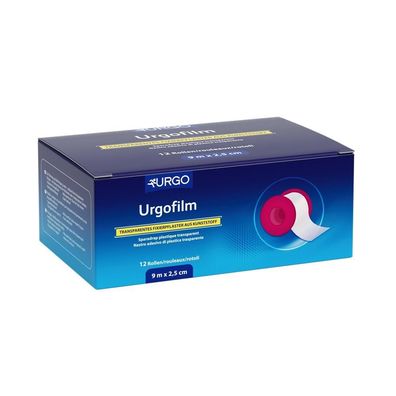 Urgofilm Rollenpflaster 2,5 cm x 9 m 12 Rollen