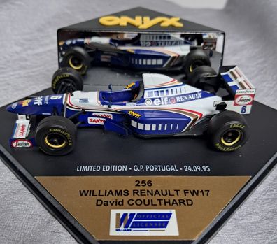 Williams Renault FW17, Coulthard, Formel 1 Portugal, limitiert, Onyx