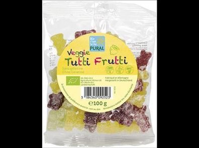 Pural Veggie Tutti Frutti 100g