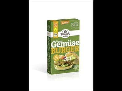 Bauck Mühle 3x Gemüseburger Demeter glutenfrei 160g
