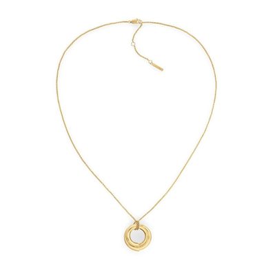 Calvin Klein - 35000761 - Halskette - Damen - gelbgold plattiert - 55 + 5cm