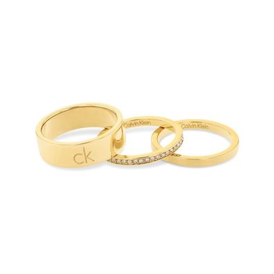 Calvin Klein - 35000795 - Ring - Damen - gelbgold plattiert