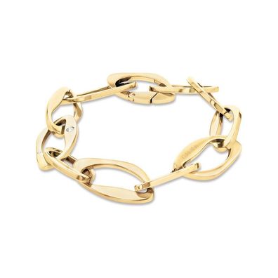 Calvin Klein - 35000686 - Armband - Damen - Edelstahl - gelbgold plattiert - 18,1cm