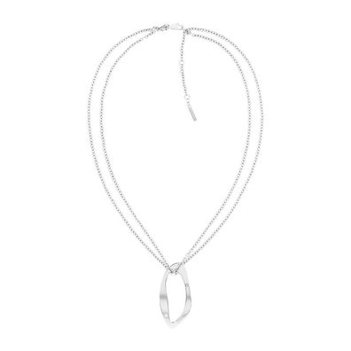 Calvin Klein - 35000685 - Halskette - Damen - gelbgold plattiert - 45 + 5cm