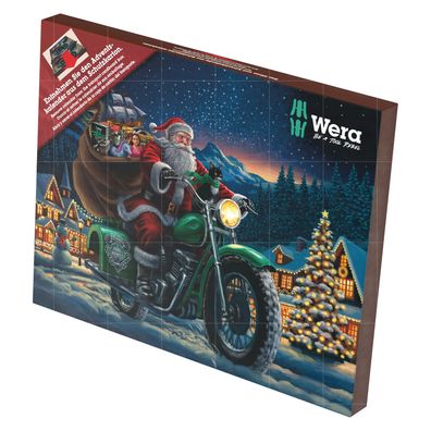 WERA Werkzeug-adventskalender 2025 1 STK 28-. tlg Bits Ratsche Geschenk