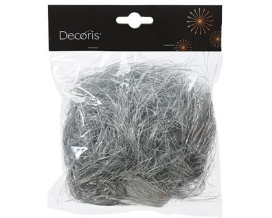 Lametta Engelshaar glatt Kunststoff 20g - Silber