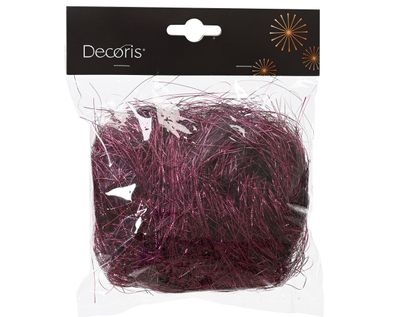 Lametta Engelshaar glatt Kunststoff 20g - Granatapfel