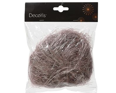 Lametta Engelshaar glatt Kunststoff 20g - Rosa