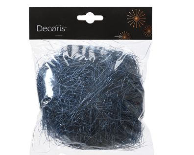 Lametta Engelshaar glatt Kunststoff 20g - Nachtblau