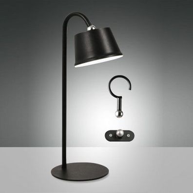 Fabas Luce 3742-71-101 LED Spot Akkuleuchten-Set Armanda schwarz dimmbar magnetisch
