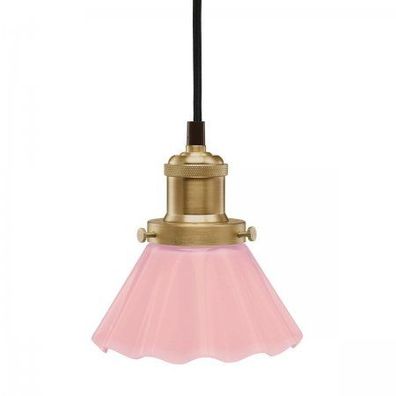 PR Home 3121533 Pendelleuchte August Small Rosa gewellt 15cm