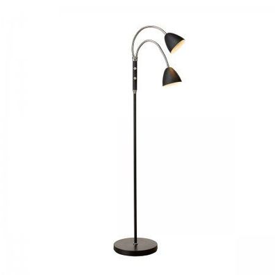 Halo Design 747856 Stehleuchte Room 2-flammig Schwarz Chrom