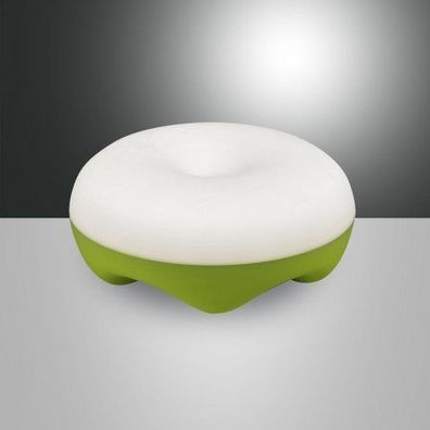 FABAS LUCE No. 3509-30-155 LED Akku Tischleuchte Bluma weiß grün 17 cm dimmbar