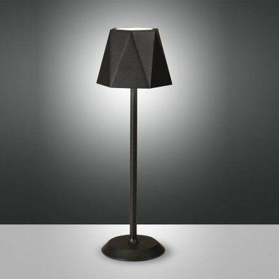Fabas Luce 3678-30-101 Akku Tischleuchte Katy schwarz 3000K dimmbar