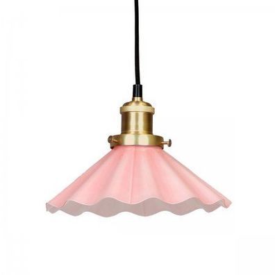 PR Home 3122533 Pendelleuchte August Rosa gewellt 25cm