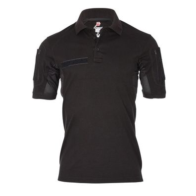 Tactical Poloshirt ALFA schwarz Kommando Panzer Soldat Elite GSG9 Ops #18793