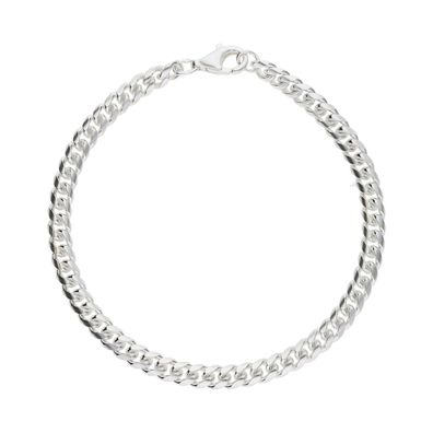 Silber 925 Armband Damen & Herren Panzer oval Made in Germany JL50-03-0051 JuwelmaLux