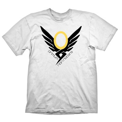 Overwatch T-Shirt mit Mercy Logo | Weiß | Größen: L - XXL