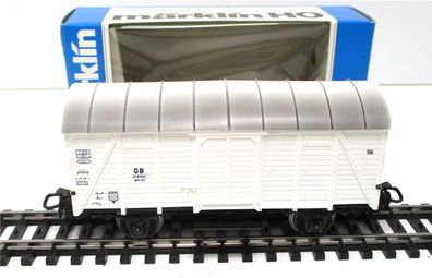 Märklin H0 4410 gedeckter Güterwagen weiß DB OVP (1144k)