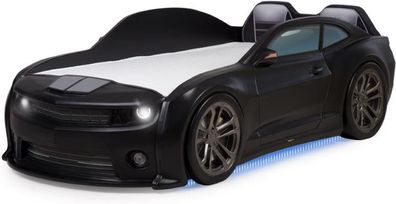 Best For Kids Autobett Evo Kinderbett Jugendbett Modern Lattenrost & Matratze Schwarz