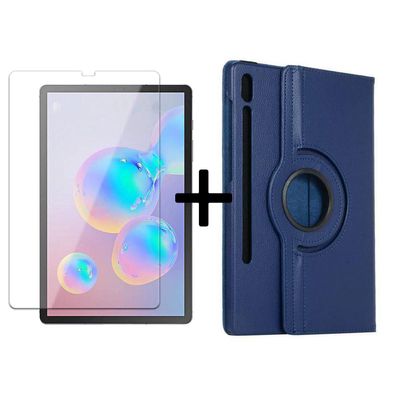 2in1 Set für Samsung Galaxy Tab S6 10.5 SM-T860 SM-T865 mit Hülle+Glas 360°