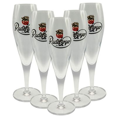 Radeberger Pilsner Biergläser 6er-Set – 6 x 0,3l geeicht – Seit 1872