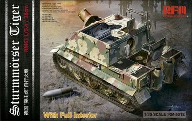 Rye Field Model 1:35 5012 Sturmtiger With Full Interior (To be