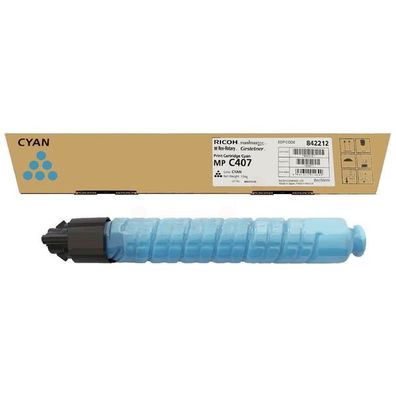 Original Ricoh 842208 842212 Toner cyan