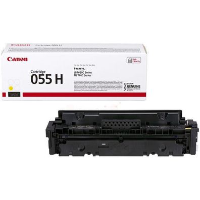 Original Canon 055H 3017C002 3017C004 Toner gelb