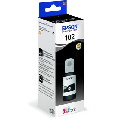 Original Epson 102 T03R1 C13T03R140 Tintenflasche schwarz