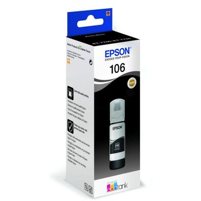 Original Epson 106 T00R1 C13T00R140 Tintenflasche photo schwarz