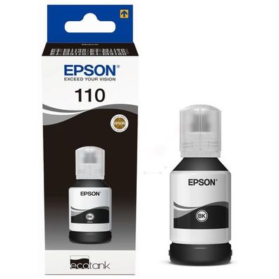 Original Epson 110 T03P1 C13T03P14A Tintenflasche schwarz