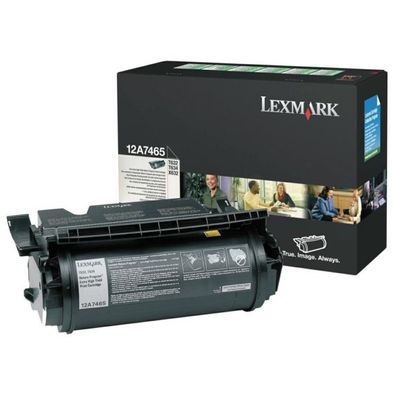 Original Lexmark 12A7465 012A7465 Toner schwarz