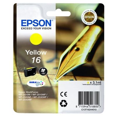 Original Epson 16 T1624 C13T16244012 C13T16244022 Tinte gelb