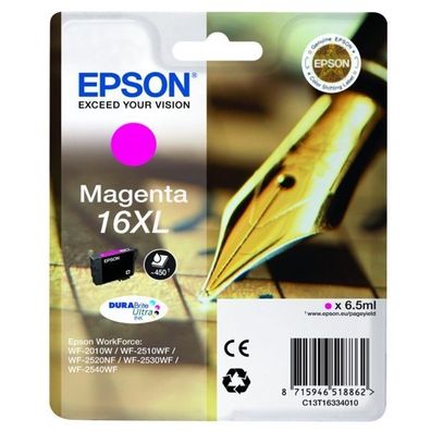 Original Epson 16XL T1633 C13T16334012 C13T16334022 Tinte magenta