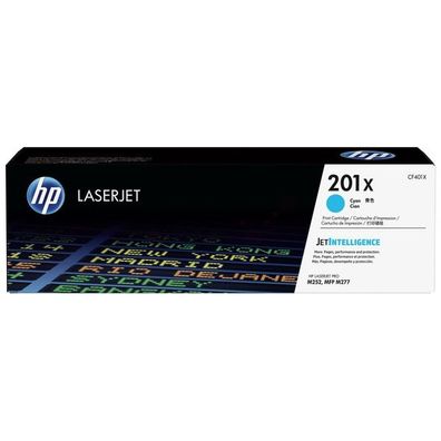 Original HP 201X CF401X Toner cyan