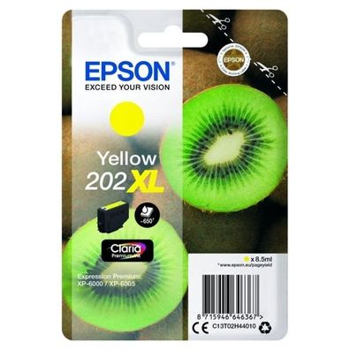 Original Epson 202XL T02H4 C13T02H44010 C13T02H44020 Tinte gelb